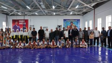 Шу ауданында Қазақмыстың қолдауымен жаңа спорт кешені ашылды