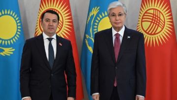 Мемлекет басшысы Қырғыз Республикасы Жогорку Кенешінің Төрағасы Марлен Маматалиевті қабылдады