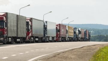 Қазақстан-Ресей шекарасындағы «Қосақ» бекетінде жүк көліктерінің кептелісі пайда болды