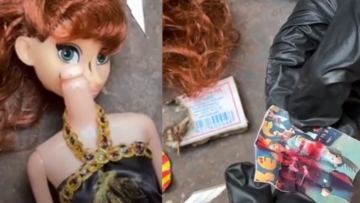 Айгүл Иманбаева қуыршақ ішінен дуаланған суреттерін тапты (ВИДЕО)