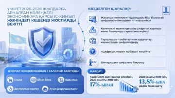 Үкімет көлеңкелі экономикамен күрестің 2028 жылға дейінгі жаңа жоспарын бекітті