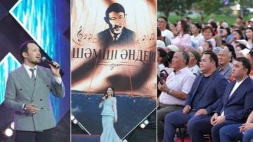 Túrkistanda «Shámshi ánderi» festivali ótti