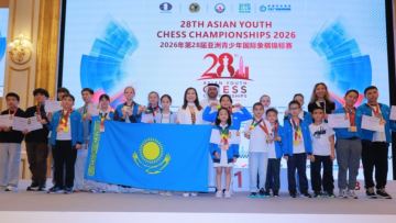 Qazaqstandyqtar 28-shi Aziia jastar shahmat chempionatynda 13 medal jeńip aldy