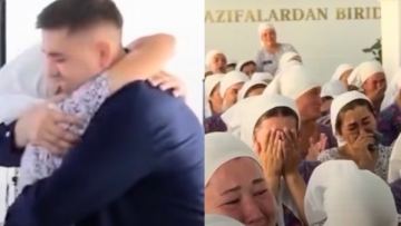 Túrmedegi analar týǵan kúninde balalarymen qaýyshty (VIDEO)