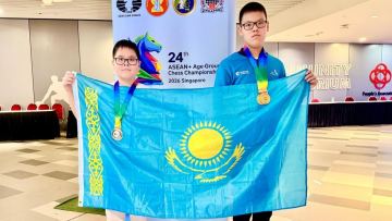Ағайынды Жауынбай 24th ASEAN+ Age-group Chess Championships 2026-да төрт медаль жеңіп алды