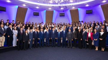 Астанада әл-Фараби мен Конфуцийге арналған мүсіндік композиция ашылды