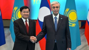 Қазақстанға Лаос Президенті алғаш рет мемлекеттік сапармен келді