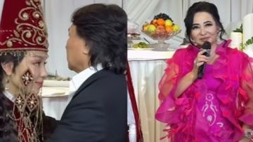 Өктем Алтаевтың қызын Гүлзира Айдарбекова ұзатып, арнайы ән шырқады
