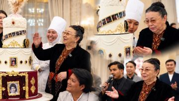 "Музейге қою керек": Меруерт Өтекешова ерекше сыйлыққа таңғалды