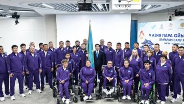 Астанада Қазақстан ұлттық командасын V Азия Пара ойындарына шығарып салу рәсімі өтті