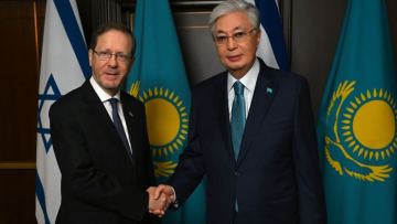 Memleket basshysy Izrail Prezidentimen kezdesti
