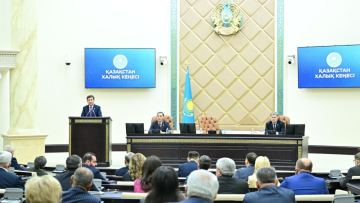 Memleket basshysynyń atynan  Halyq Keńesiniń tóraǵasy memlekettik nagradalardy tabystady