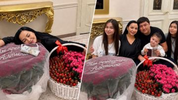 Алтынай Жорабаева күйеуі сыйлаған сыйлықтарды көрсетті