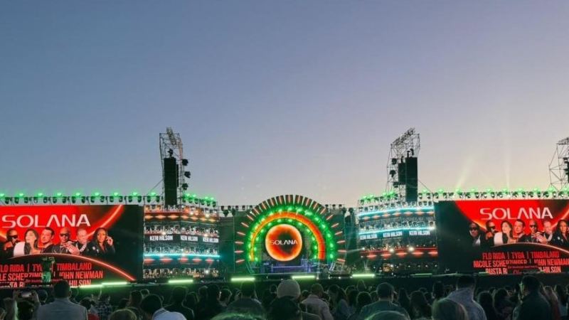 Solana Fest: álemdik juldyzdar men 25 myń qonaq