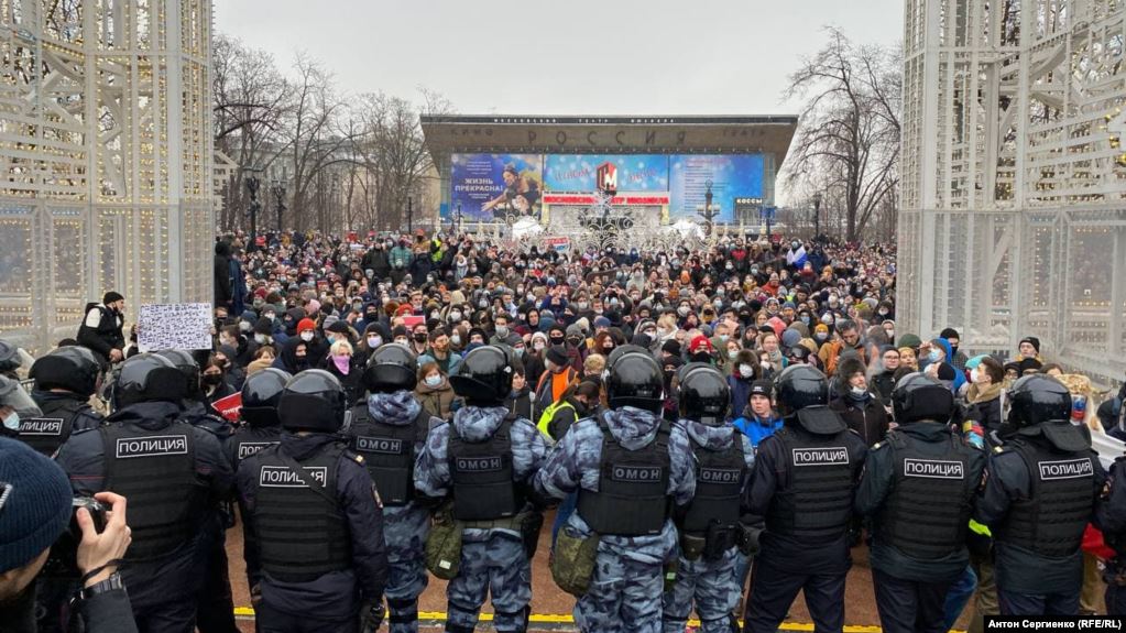 Мәскеудегі наразылыққа 40 мың адам жиналды