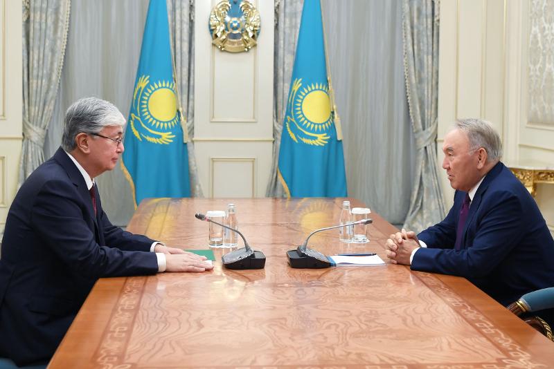 Назарбаев Тоқаевпен кездесті