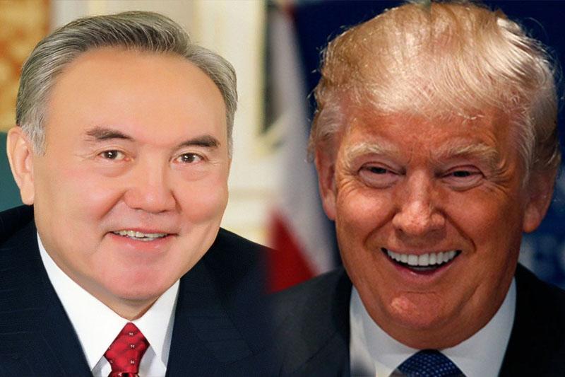 Nazarbaev Donald Trampty sailaýdaǵy jeńisimen quttyqtady