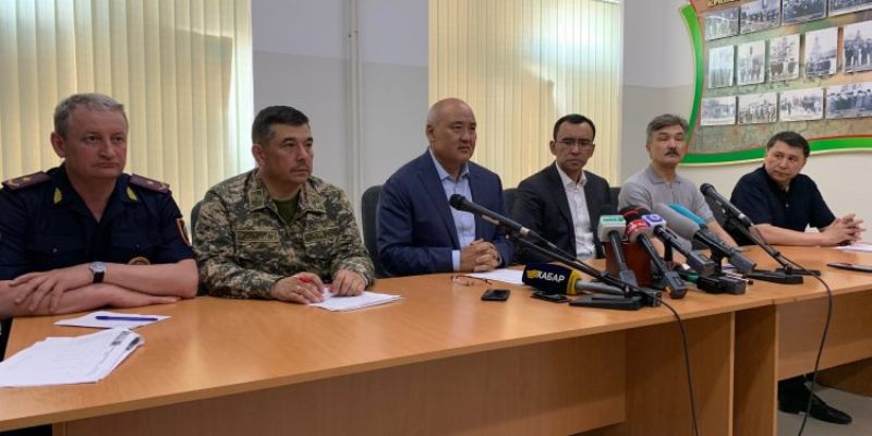 Арыс қаласында өрт толық сөндірілді 