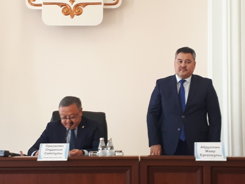 Ақтөбе қаласының әкімі ауысты