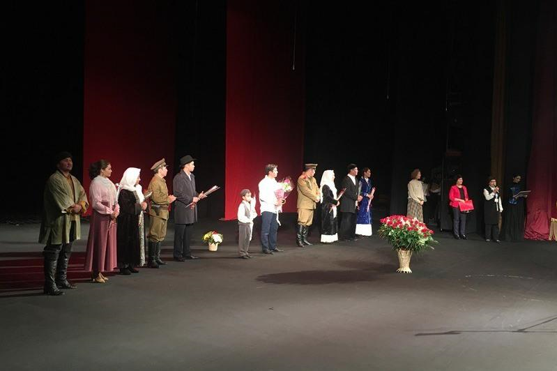 Алматылықтар  Бейімбет Майлиннің 125 жылдығына арналған спектакльді тамашалады