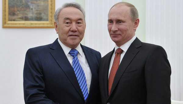 Назарбаев пен Путин өңiраралық ынтымақтастық форумына келдi