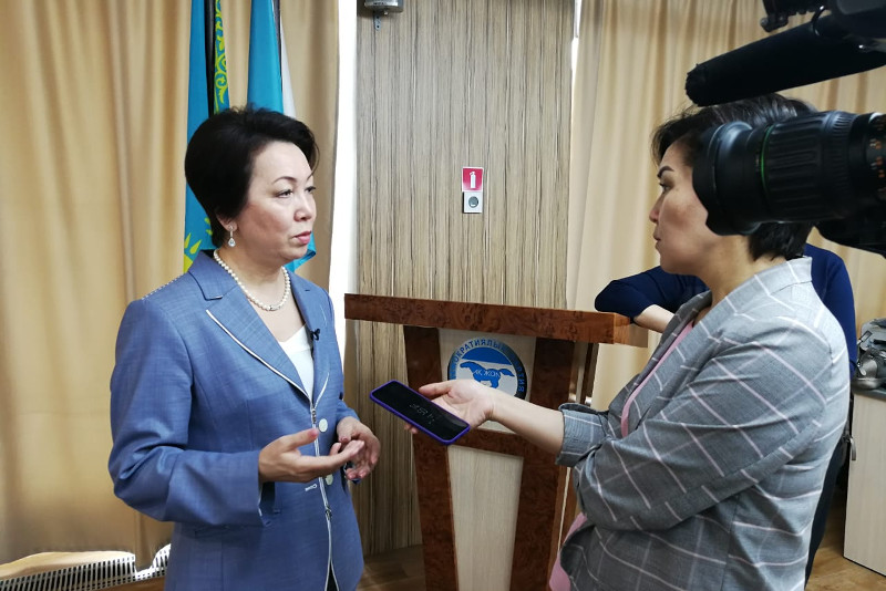 Дания Еспаеваның сайлауалды штабында ашық есік күні өтті