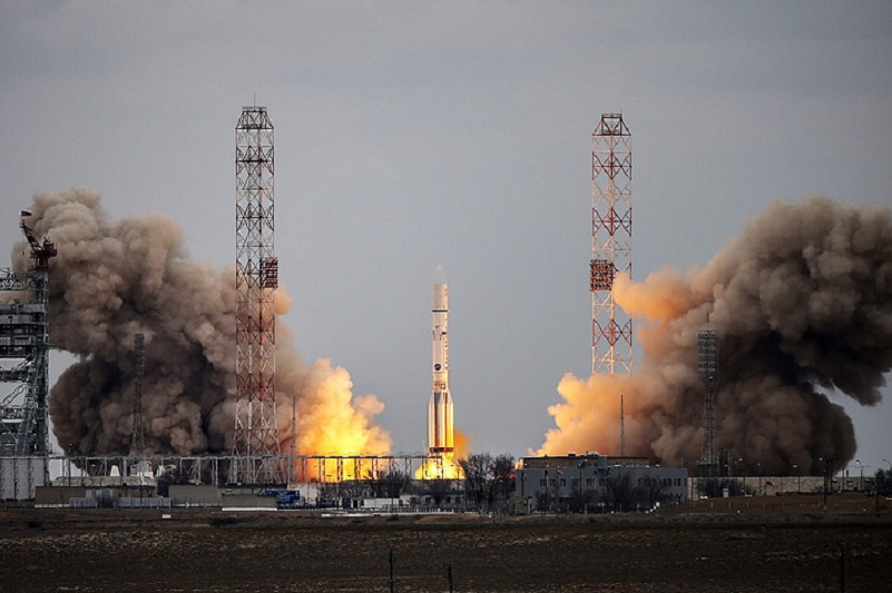 Байқоңырдан әскери спутнигі бар «Протон-М» зымыраны ұшырылды