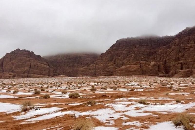 ساۋد ارابيياسىندا قار جاۋدى
