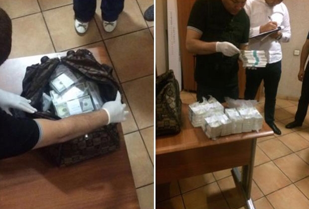 «Qorǵas» halyqaralyq ortalyǵynyń prezidenti bir million dollar paramen ustaldy