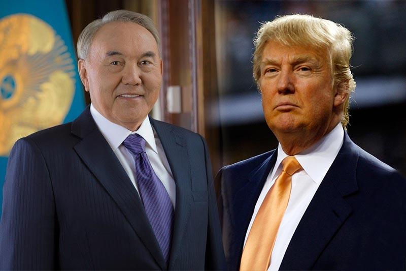 Donald Tramp Nursultan Nazarbaevty Vashingtonǵa shaqyrdy