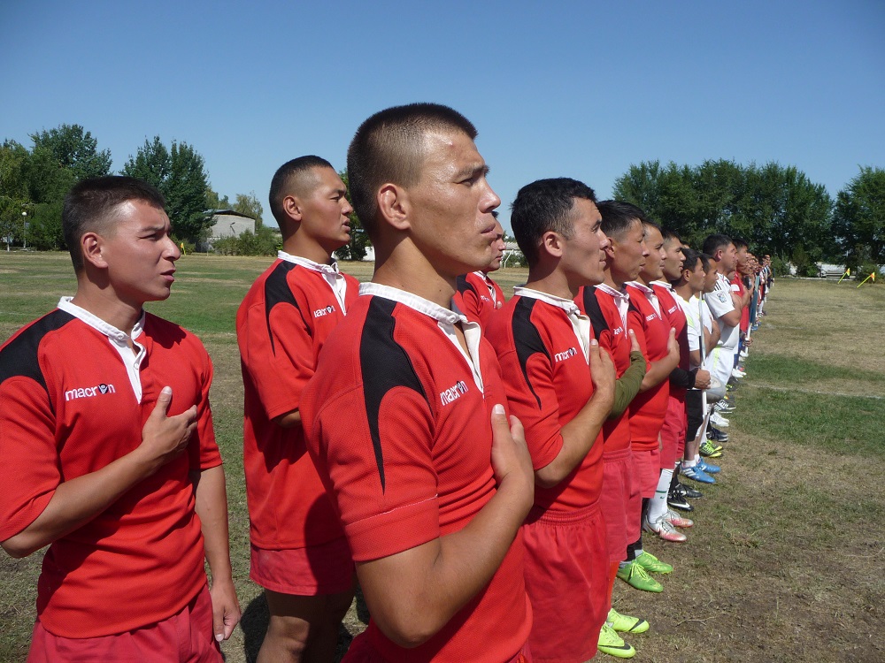 Ұлттық ұлан регбиден жарыс өткізді