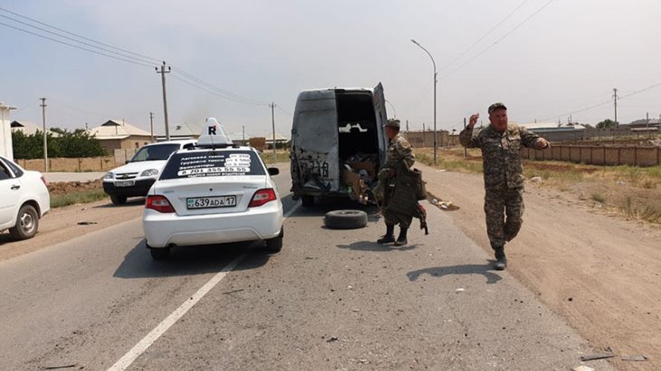 Тұрғымбаев: "Жарылыстар жалғасқандықтан өрт сөндіру жұмыстары тоқтап тұр"