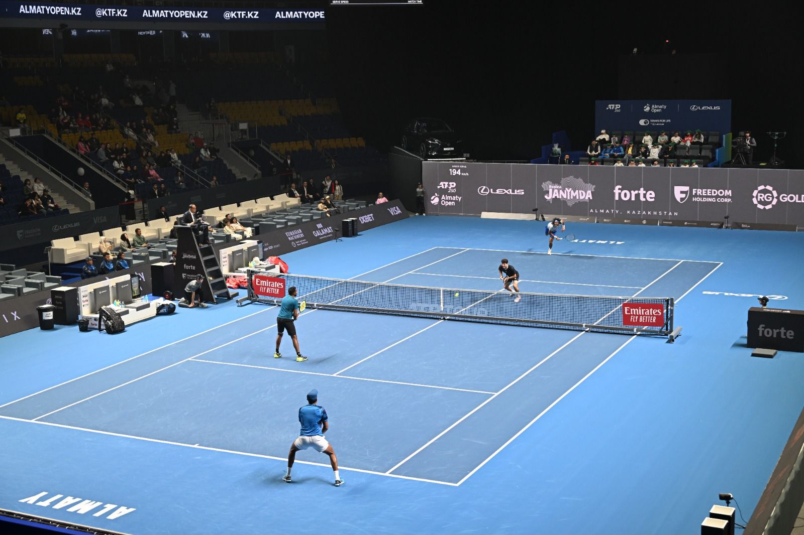 ATP 250 Almaty Open ерлер арасындағы жұптық сын жеңімпаздары марапатталды