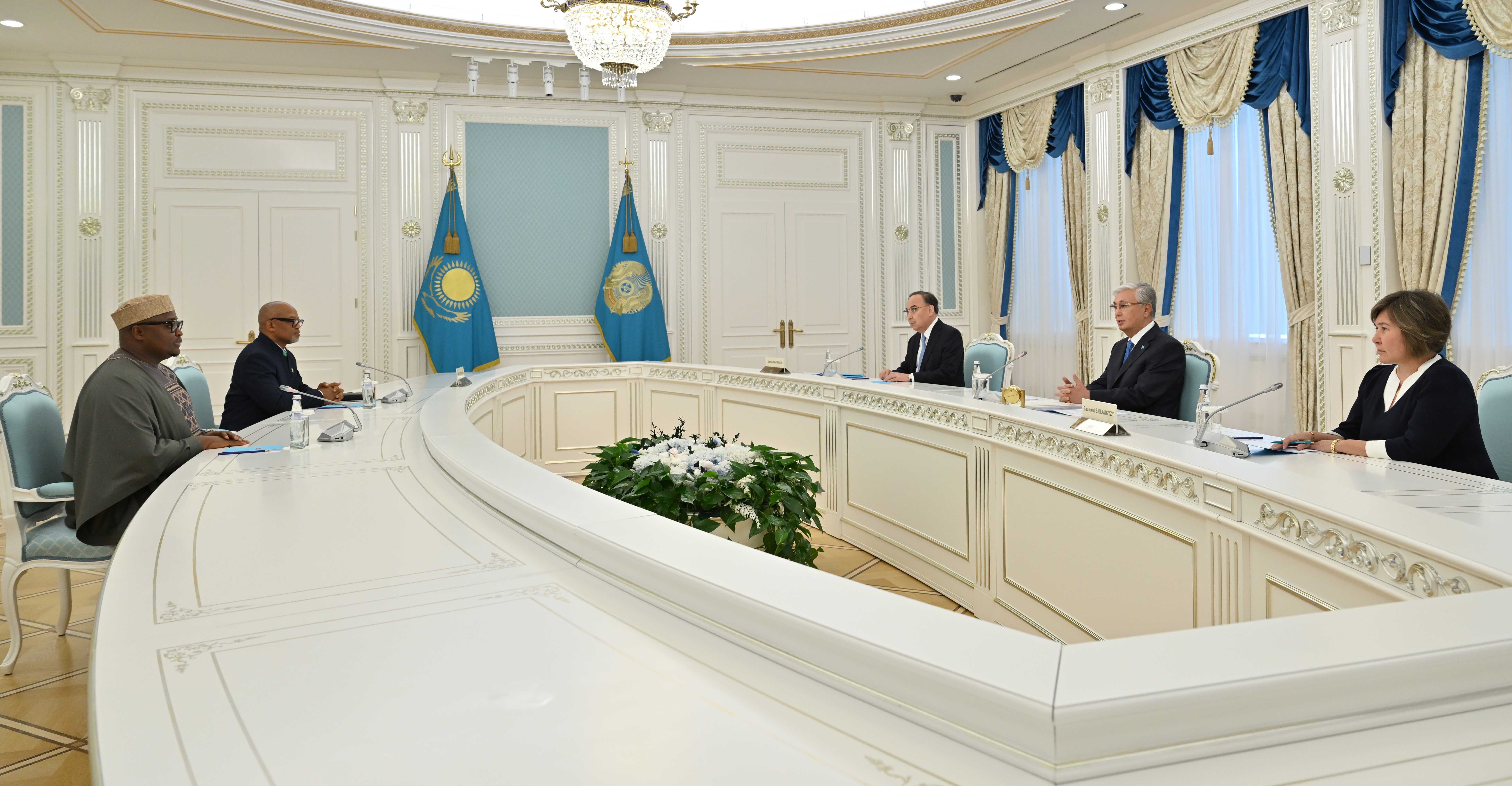 Мемлекет басшысы Сьерра-Леоне Президентінің арнаулы өкілін қабылдады