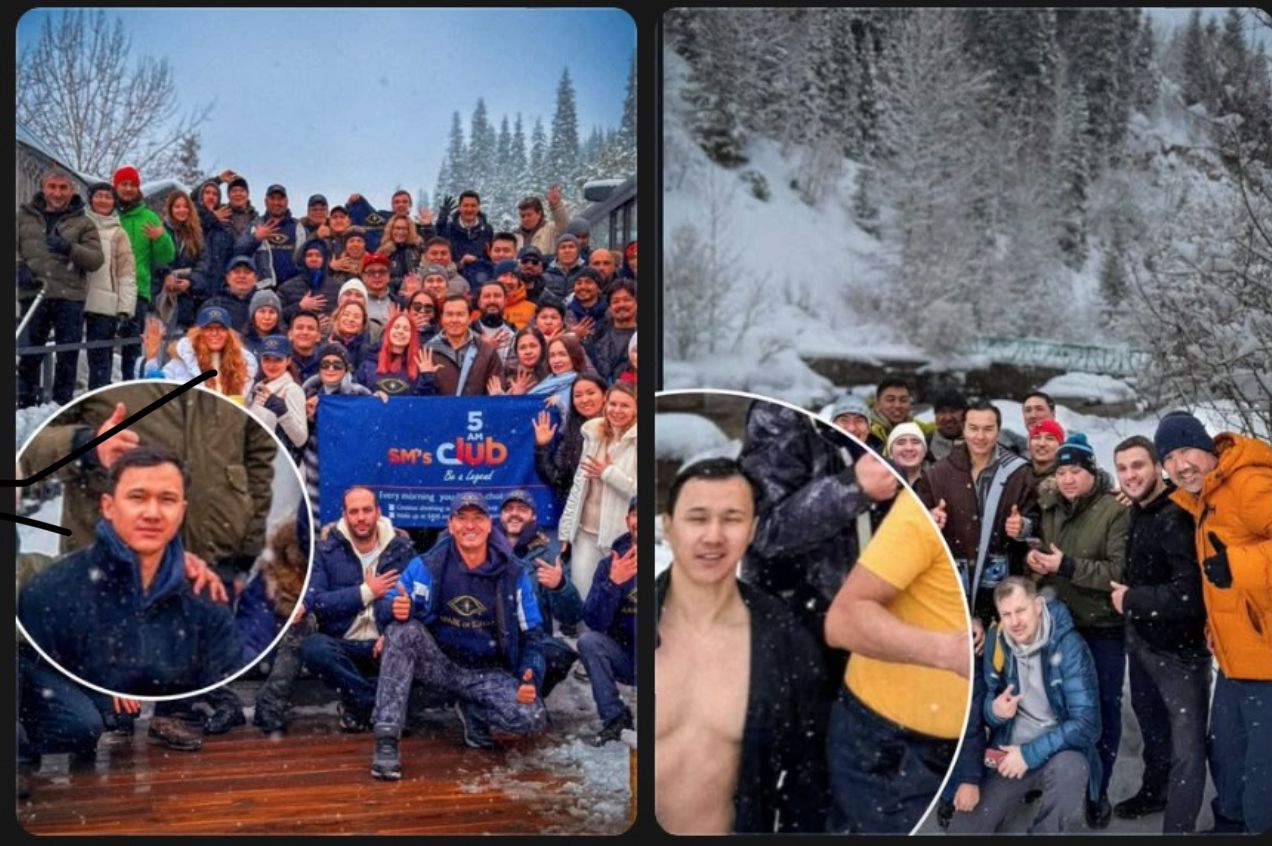 Izdeýde júrgen bloger Nazarbaevtyń nemeresimen birge kózge tústi