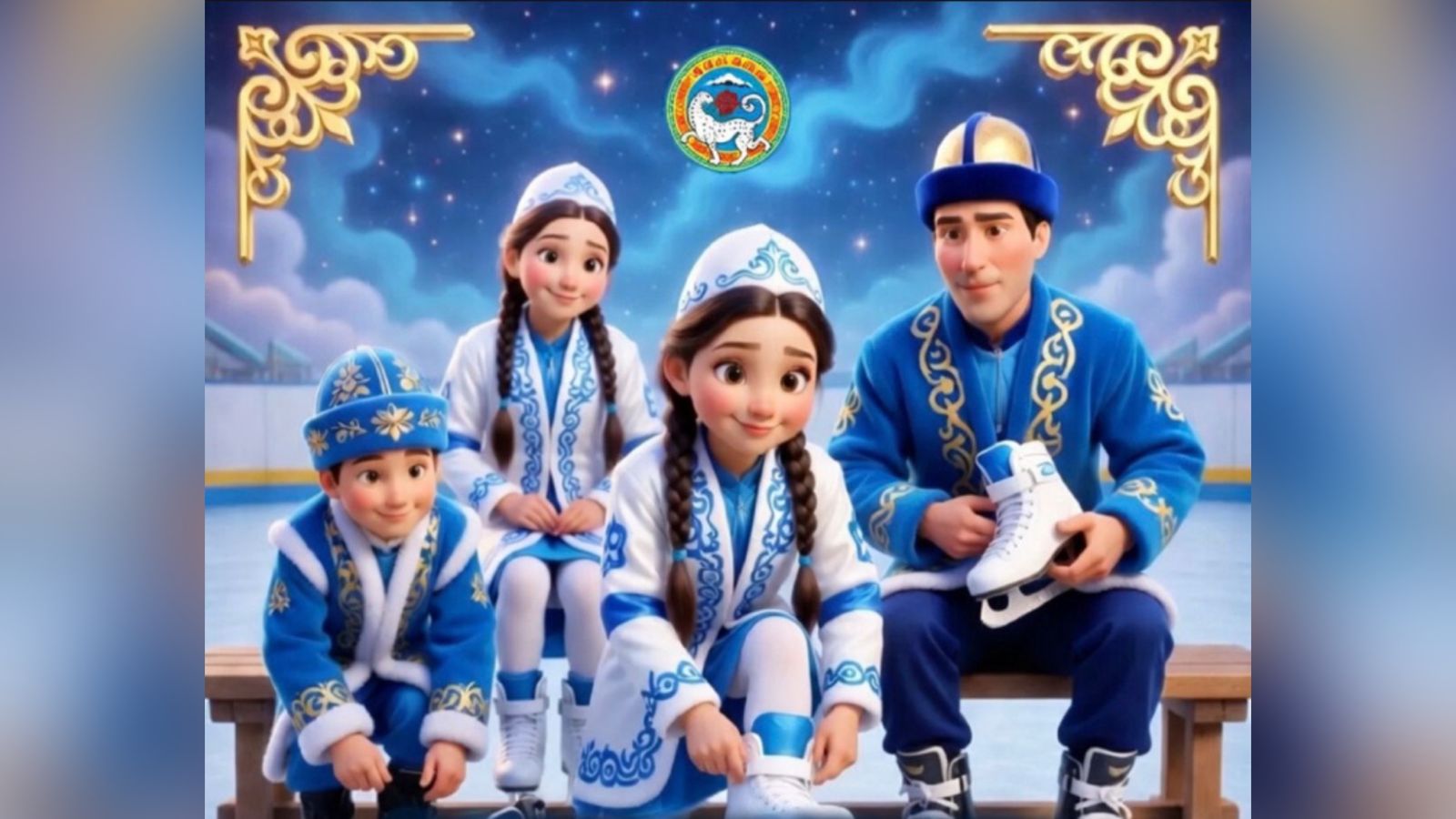 Алматыда алғаш рет ұлттық киіммен мұз айдынында жаппай сырғанау өтеді