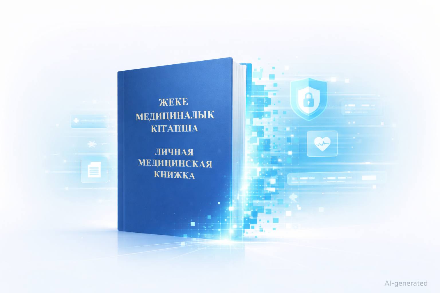 Жеке медициналық кітапшаларды бақылау цифрлық форматқа көшірілді