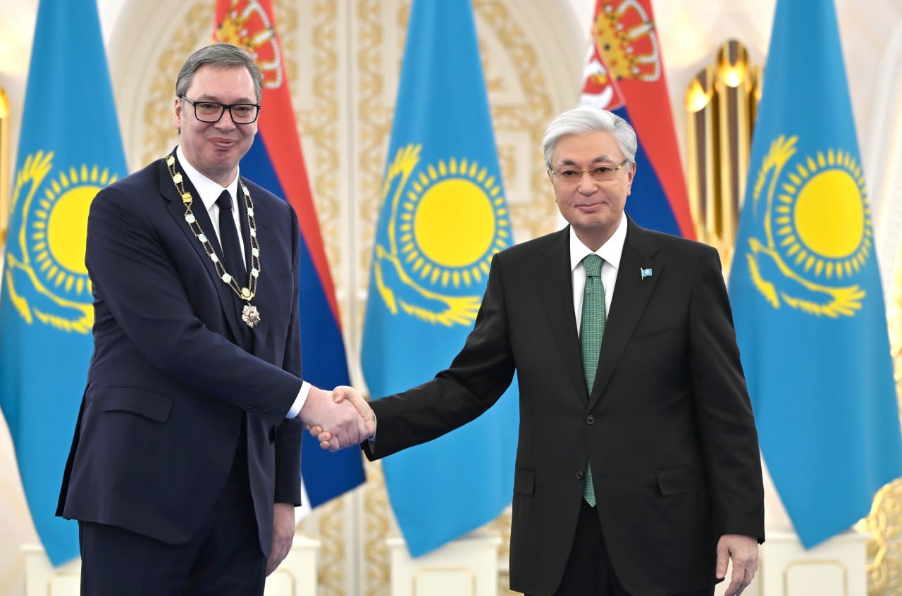 Қазақстан мен Сербия президенттері кеңейтілген құрамда келіссөз жүргізді
