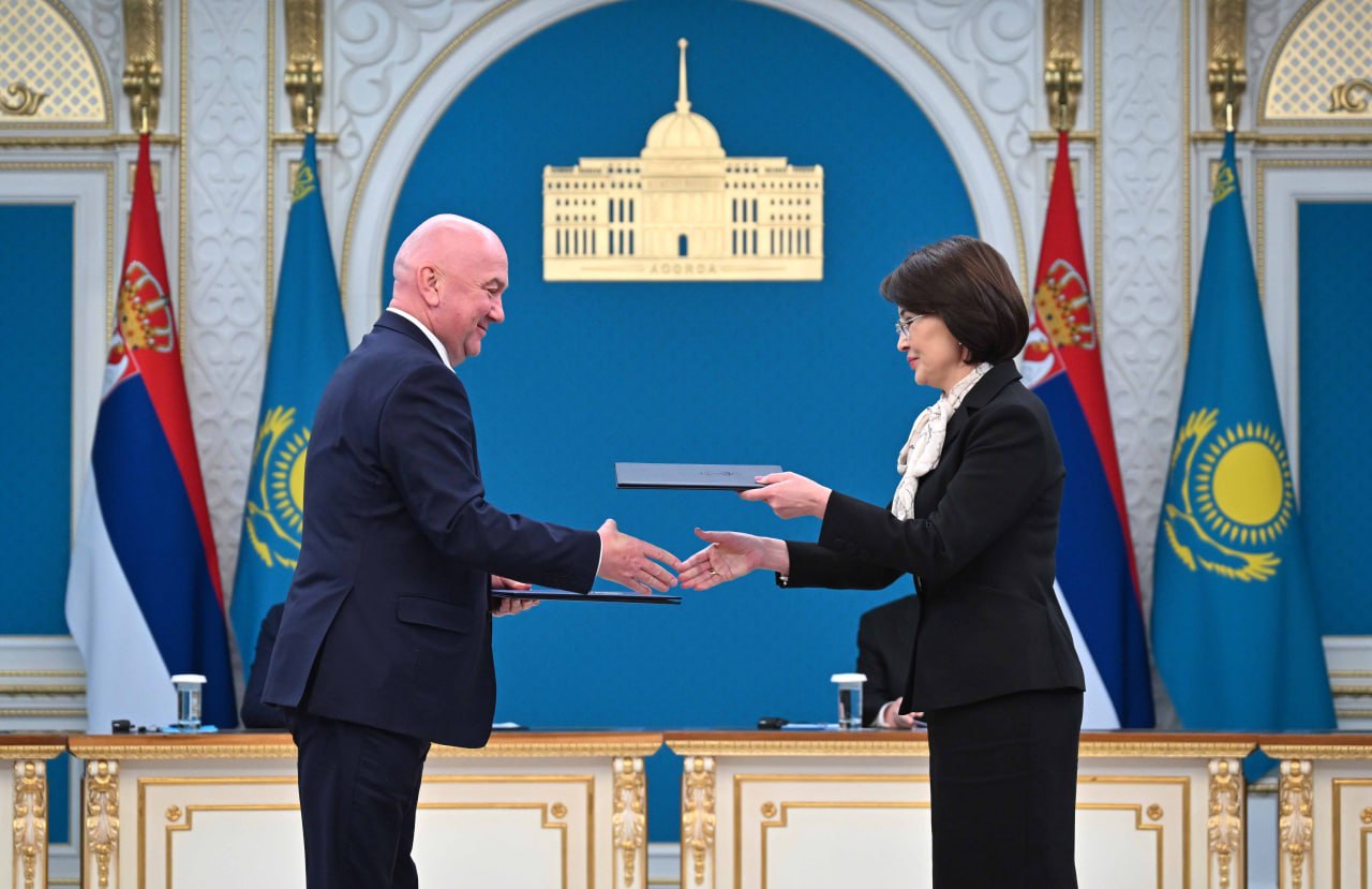 Қазақстан мен Сербия басшыларының қатысуымен ведомствоаралық құжаттар алмасу рәсімі өтті
