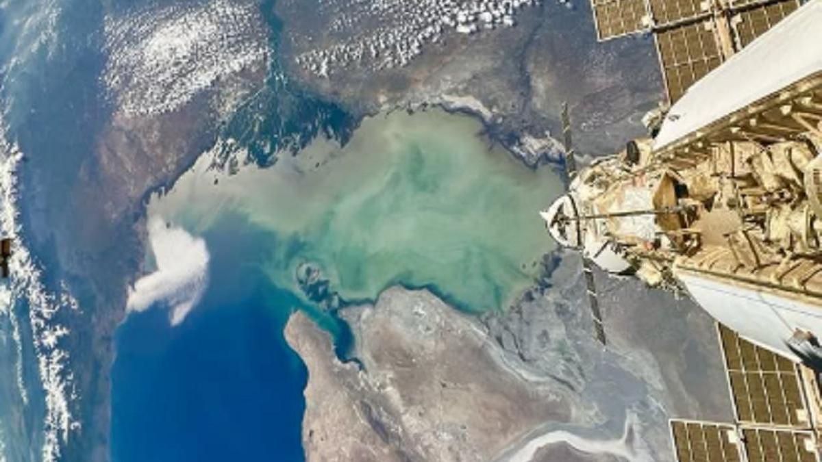 Каспий теңізінің ғарыштан түсірілген суреті жарияланды