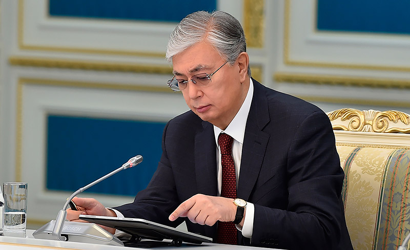 Тоқаев Жоғарғы Сот төрағасы Асламбек Мерғалиевті қабылдады