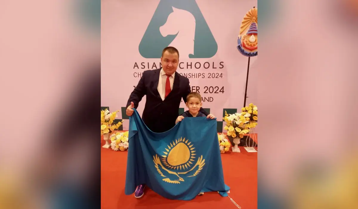 Сегіз жасар қазақстандық бала шахматтан Азия чемпионы атанды
