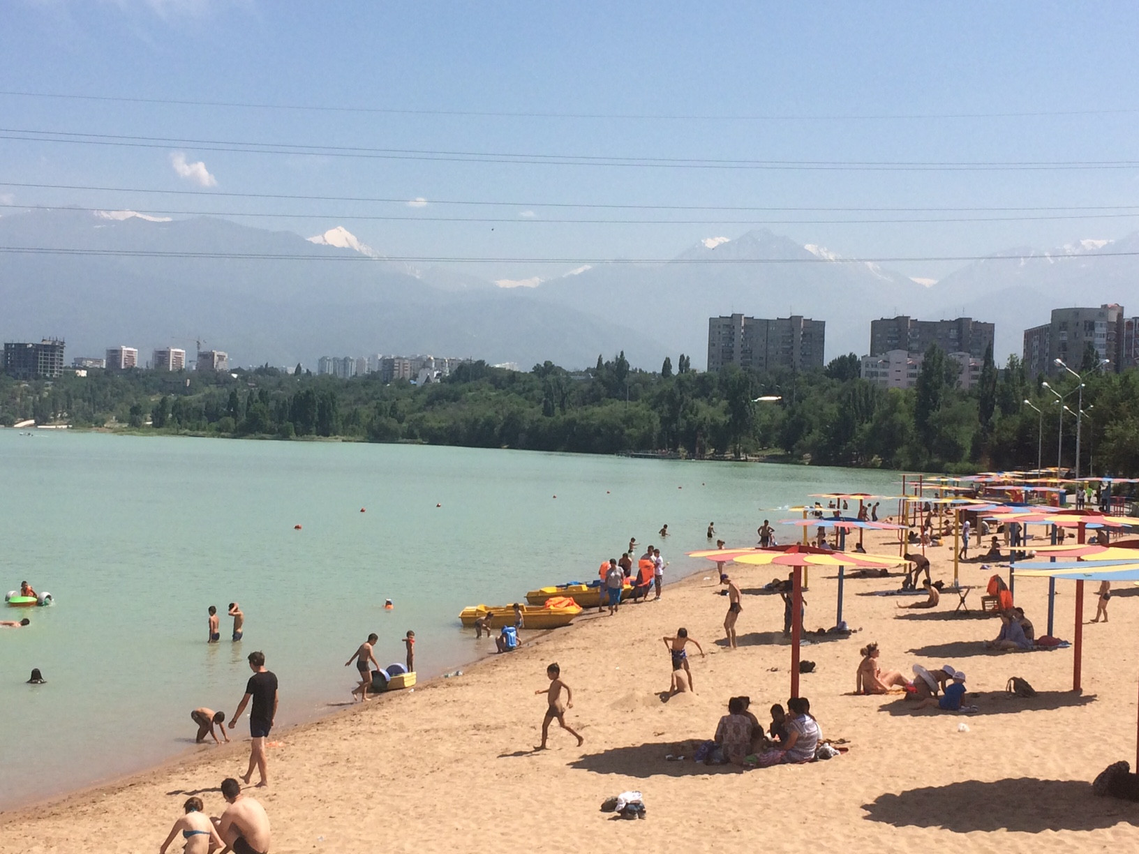Сайран көлінің жағасында ауқымды экологиялық акция өтті