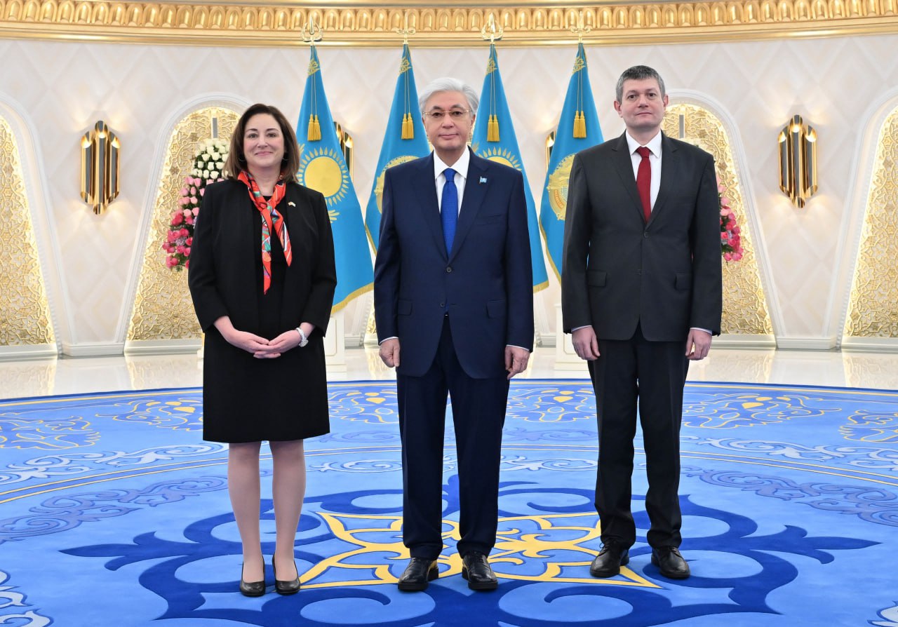 Қасым-Жомарт Тоқаев АҚШ пен Болгария елшілерінен сенім грамоталарын қабылдады