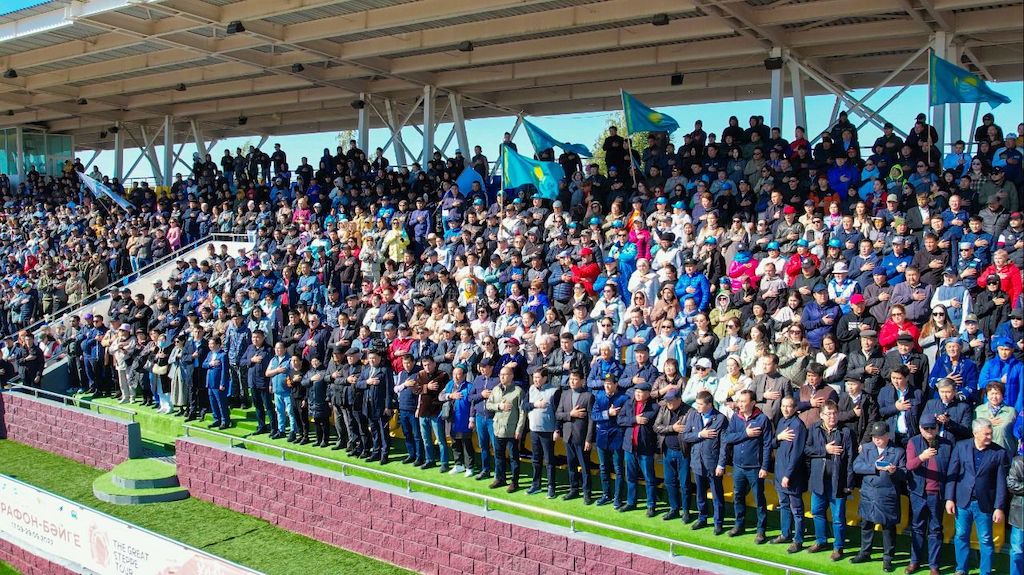 «AMANAT» partiiasynyń qoldaýymen «Uly dala joryǵy» respýblikalyq marafon-báige bastaldy