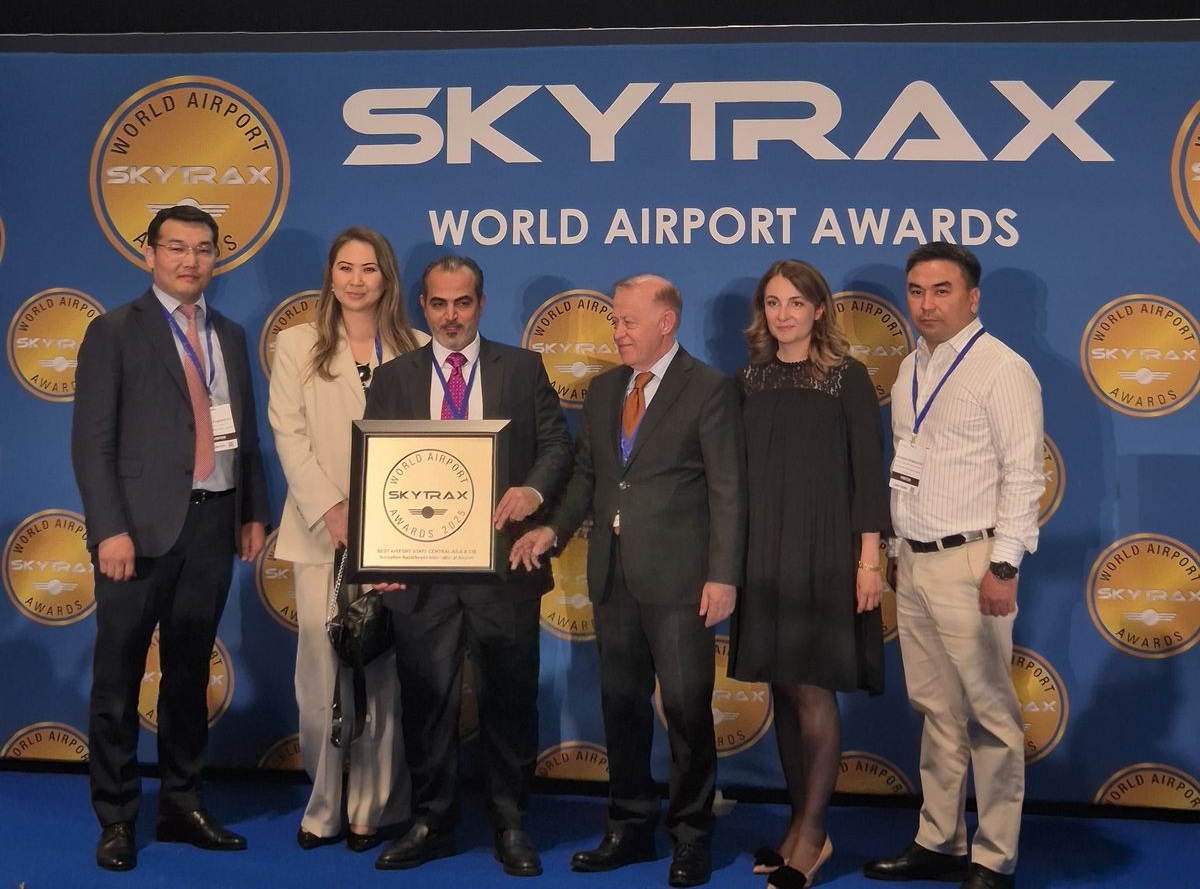 Нұрсұлтан Назарбаев халықаралық әуежайы Skytrax марапатын үздік персонал номинациясы бойынша жеңді