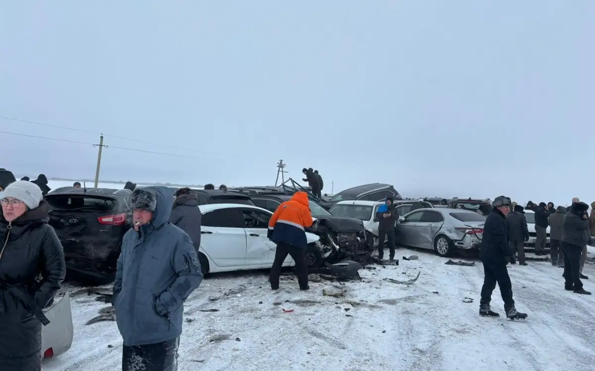 Ақмола облысында 95 көлік соқтығысқан жол апатына кім кінәлі? ТЖМ жауап берді