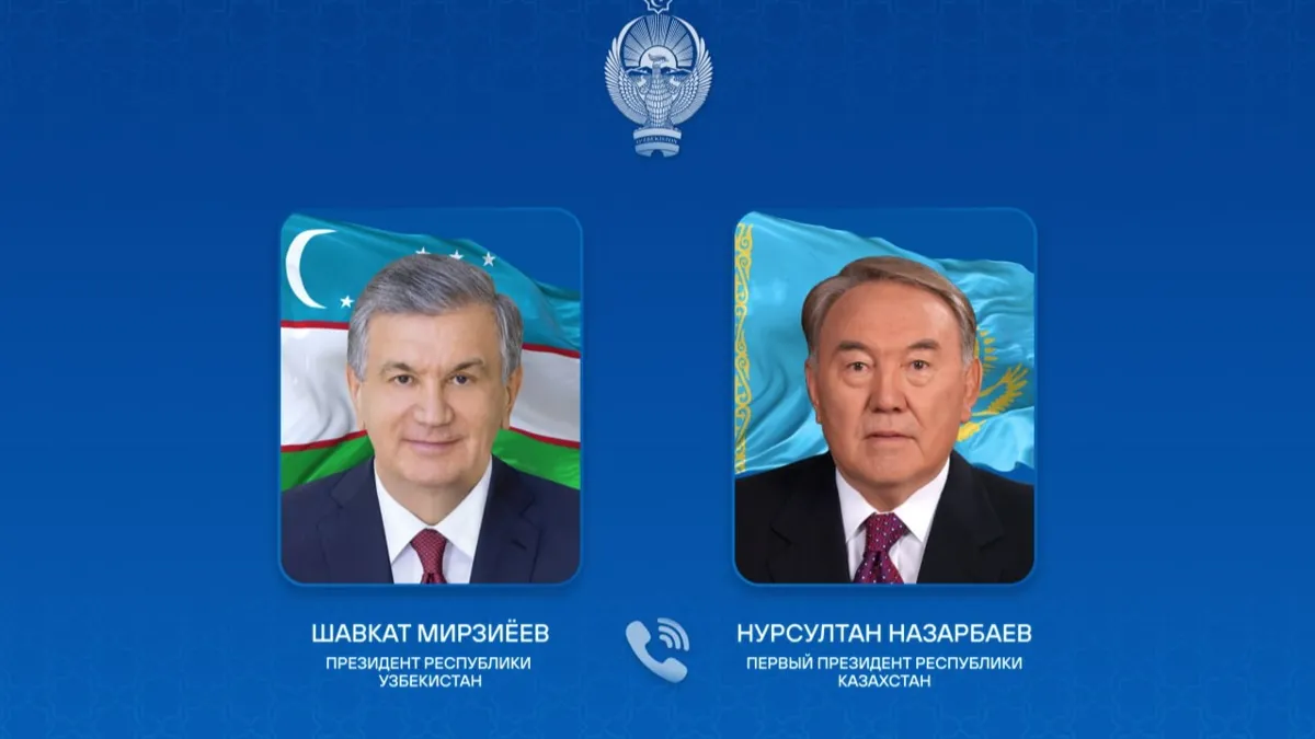 Назарбаев Путинмен кездескеннен кейін Мирзиёевпен телефон арқылы сөйлесті