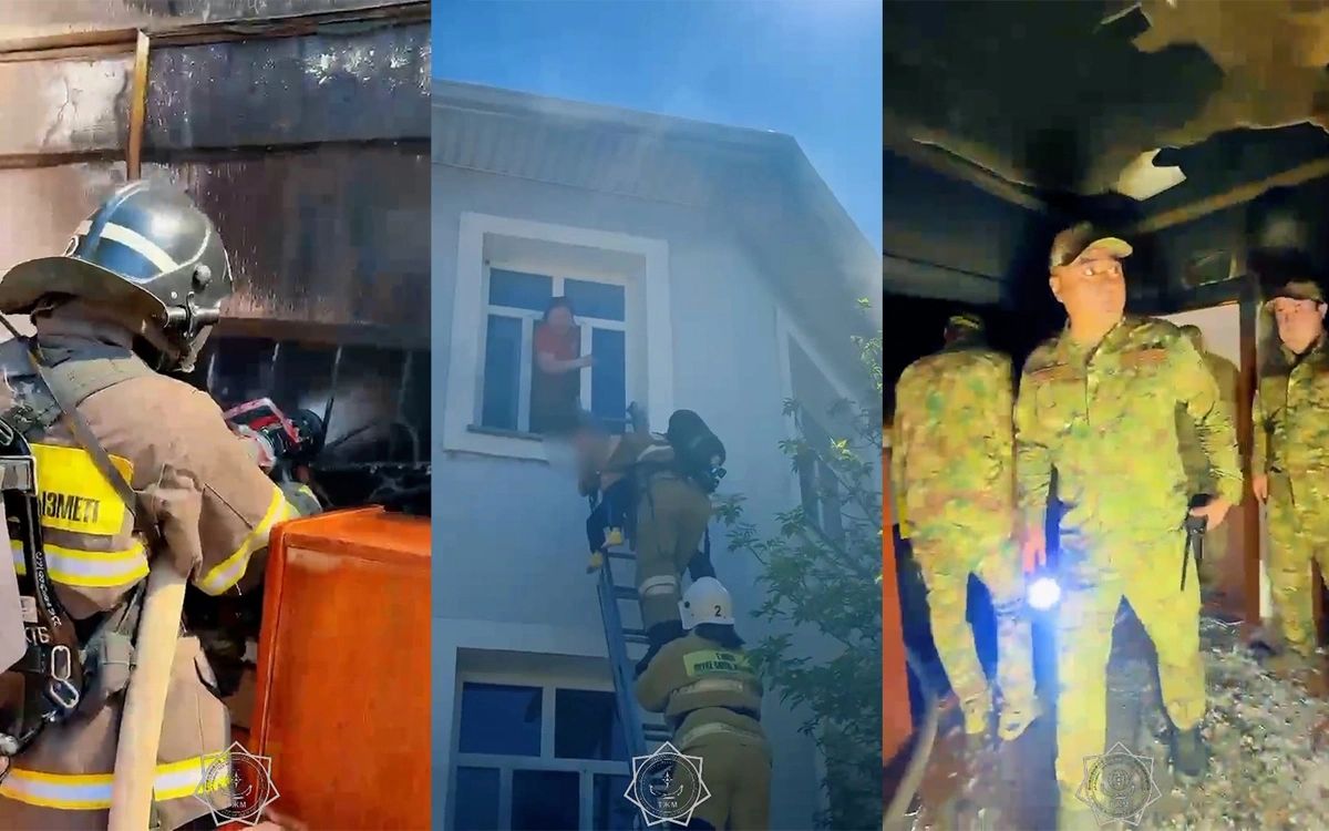 Қызылордада балабақша өртенді: 90-нан астам адам жедел эвакуацияланды