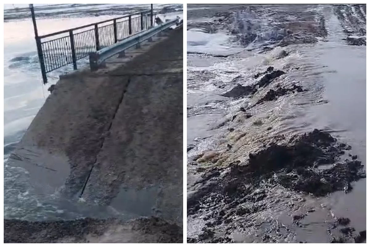 Оралда жол мен көпірді су басып, ауылдар қатынассыз қалды